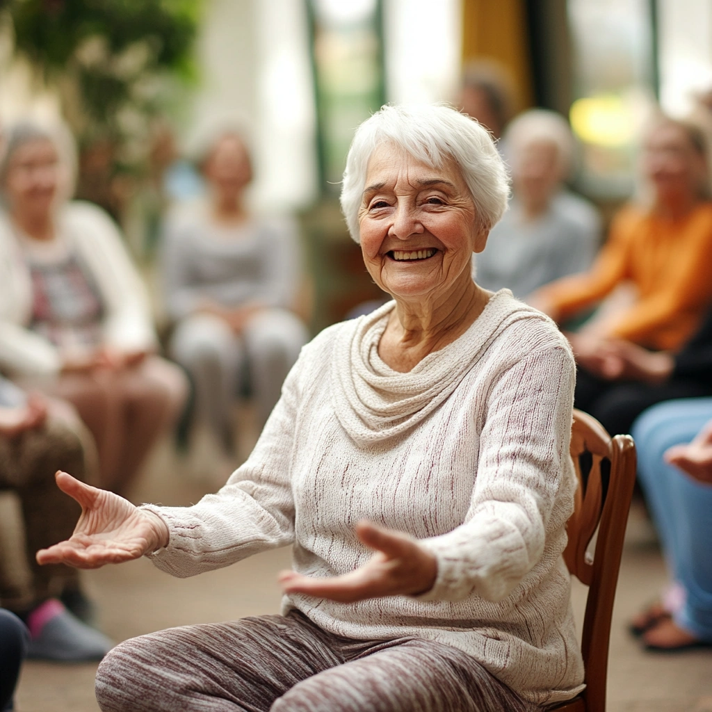 Йога на стільці
